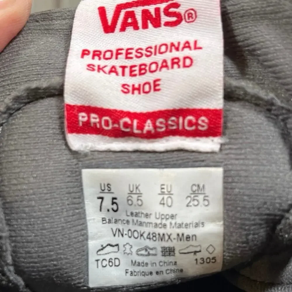 Vans Hosoi Pro Classic Professional SK8 Hi Skateboard Shoe Sneaker Suede Men 7.5